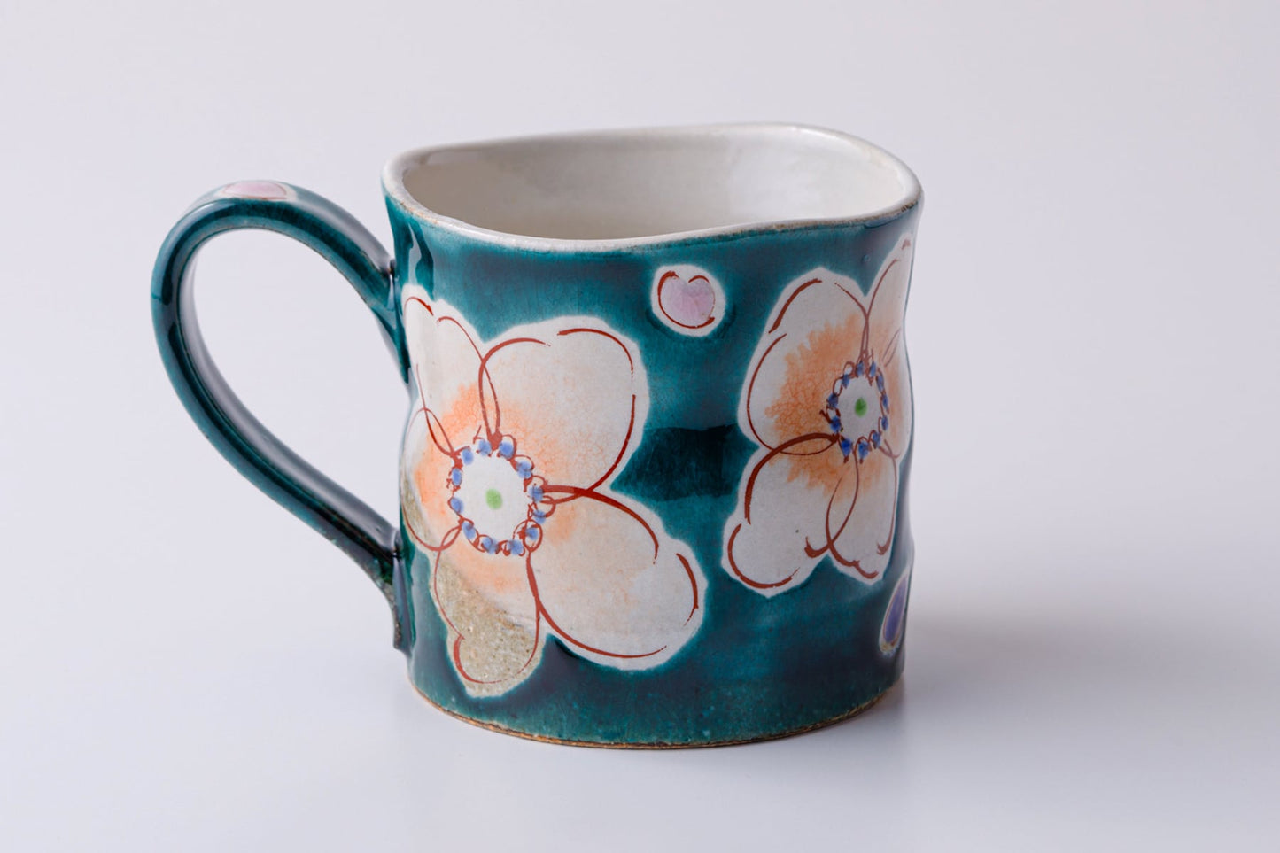 Zoho Gama Mug 釉彩花