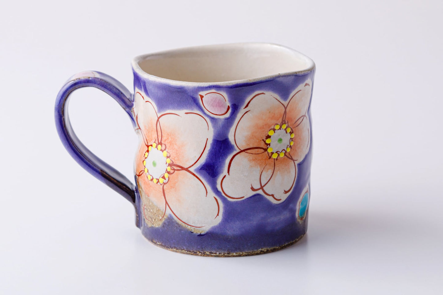 Zoho Gama Mug Violet Flowers バイオレット花