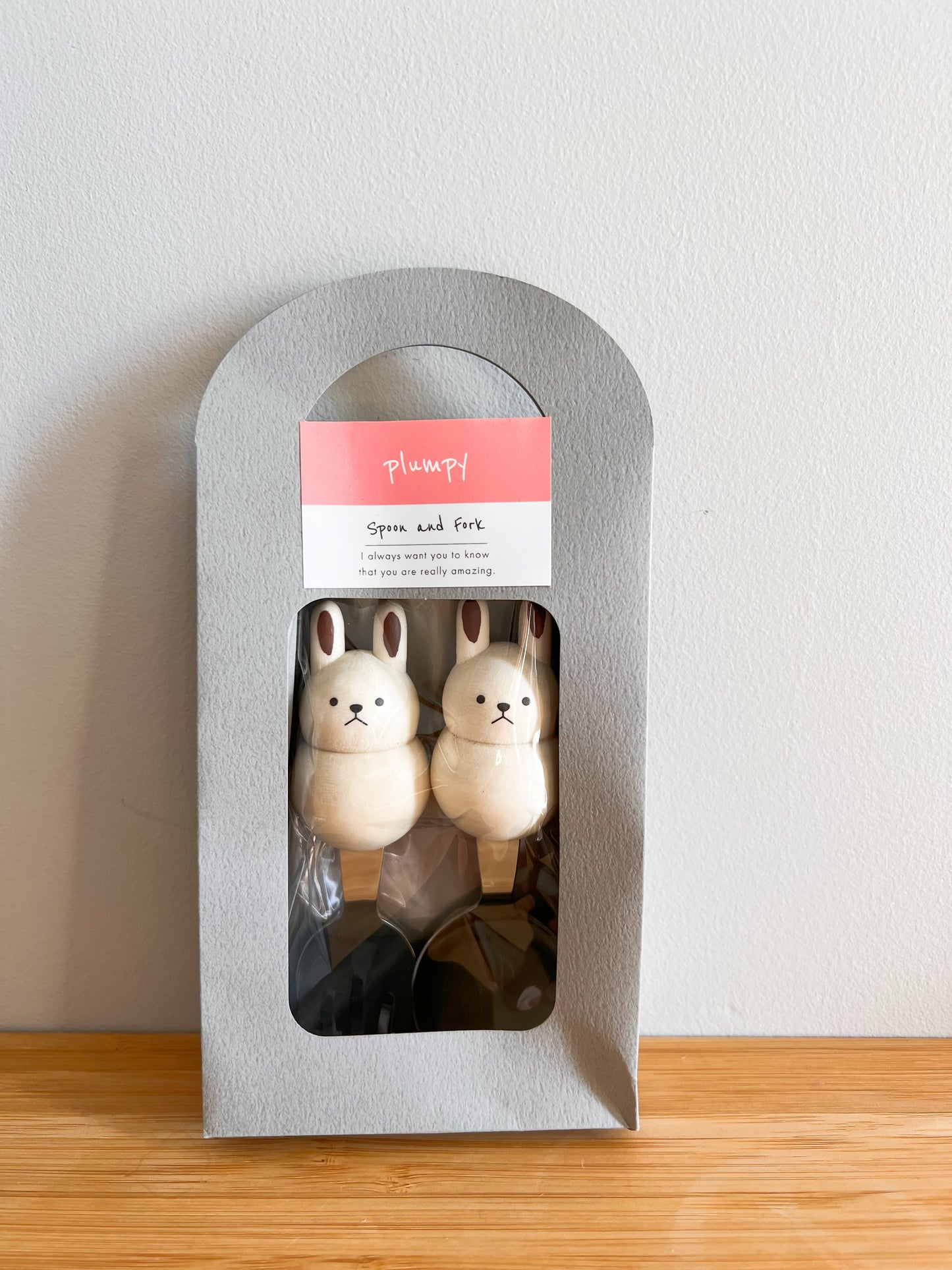 Plumpy Poco Cute Animal Japanese Spoon and Fork Gift set