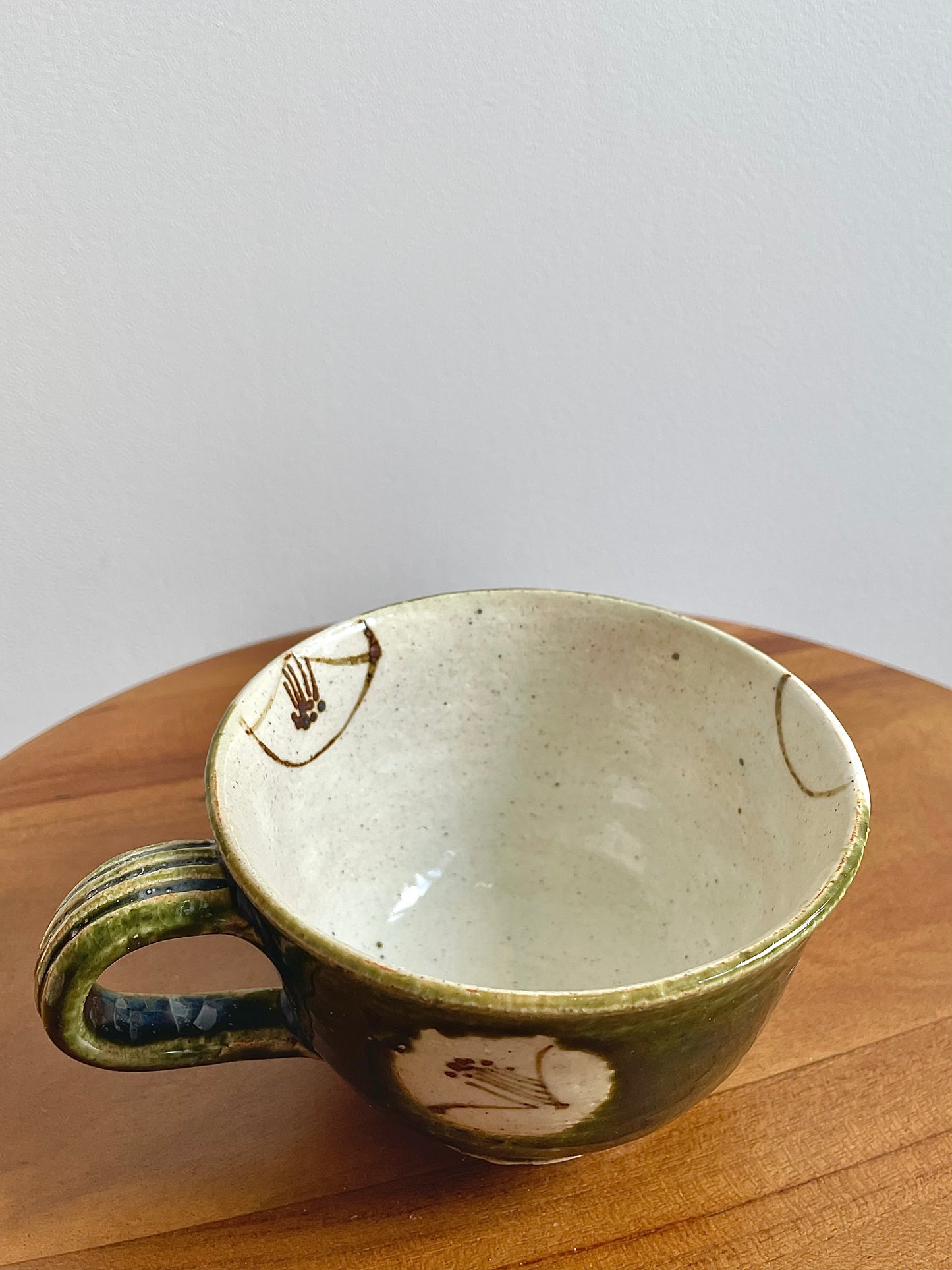 Zoho Gama Dark Green Mug 織部椿 マグ