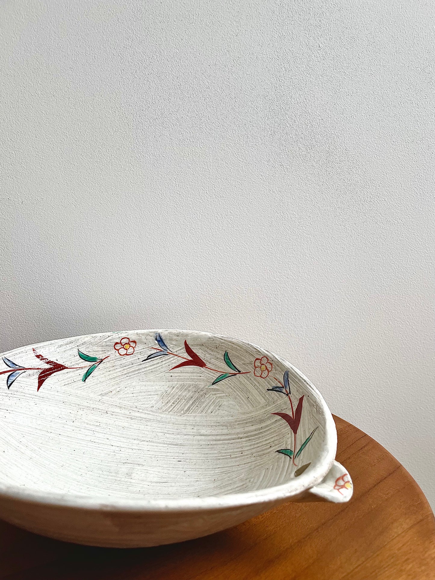 Zoho Gama Large Bowl 色絵花 片口鉢