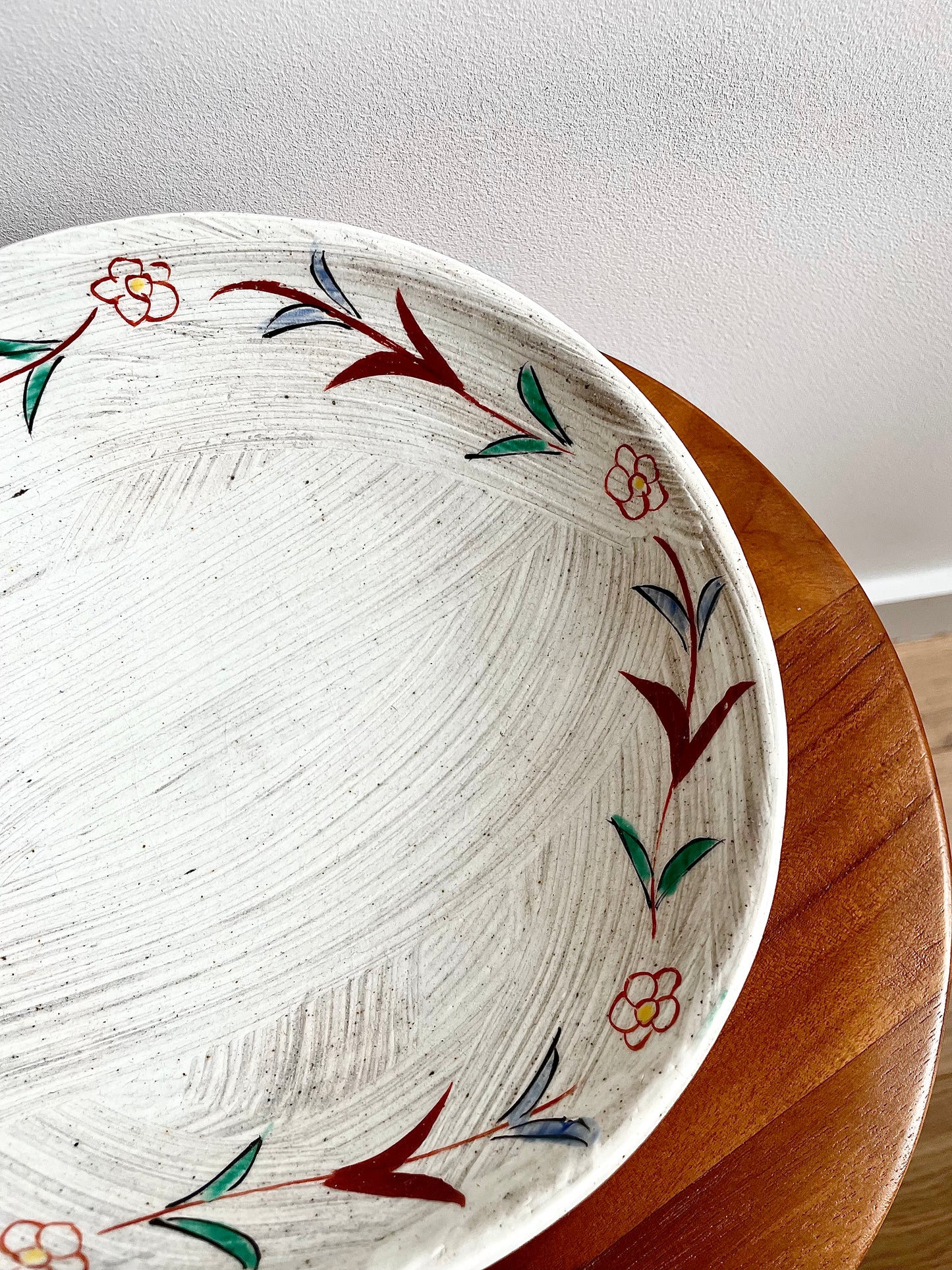 Zoho Gama Large Bowl 色絵花 片口鉢