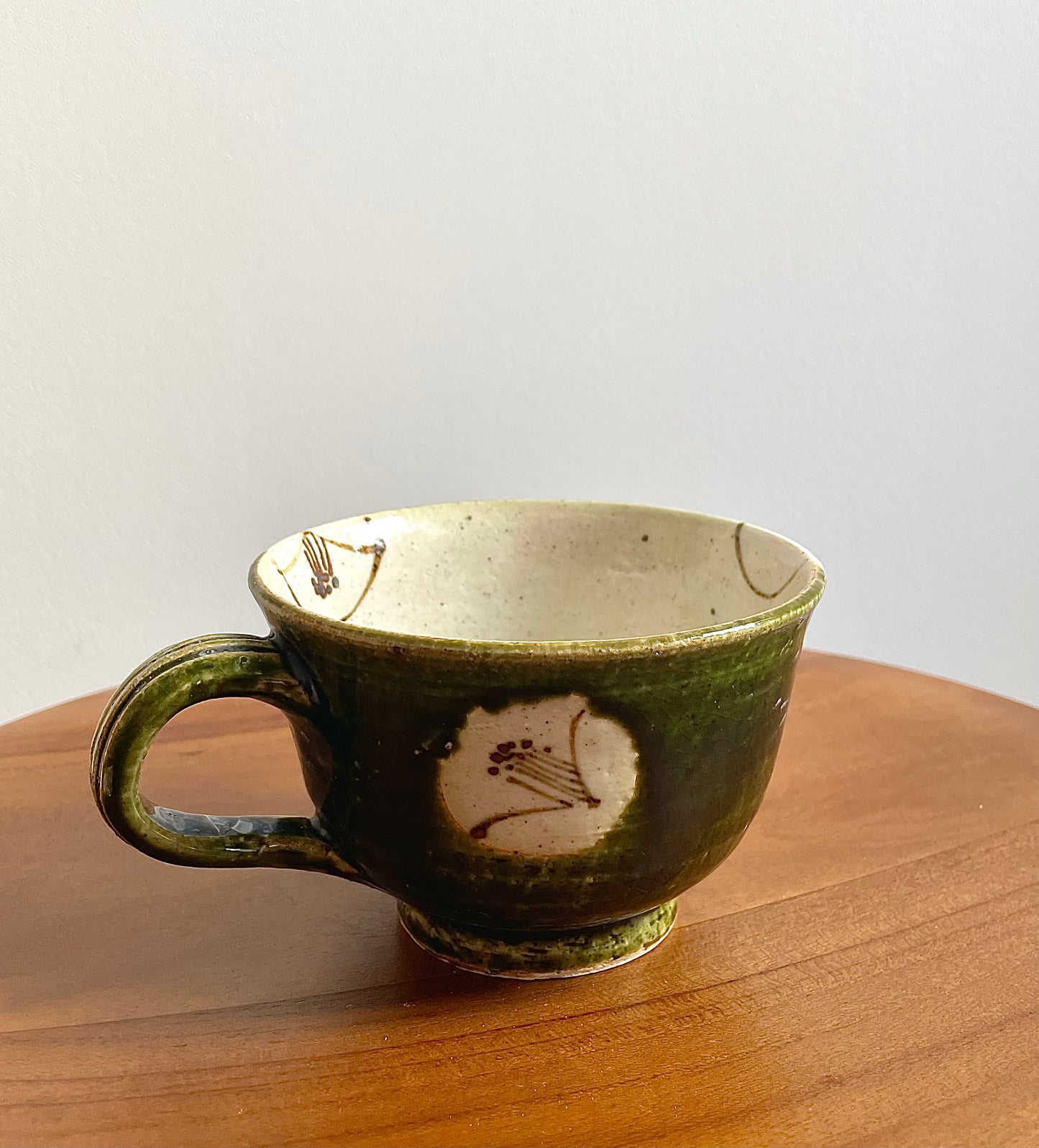 Zoho Gama Dark Green Mug 織部椿 マグ