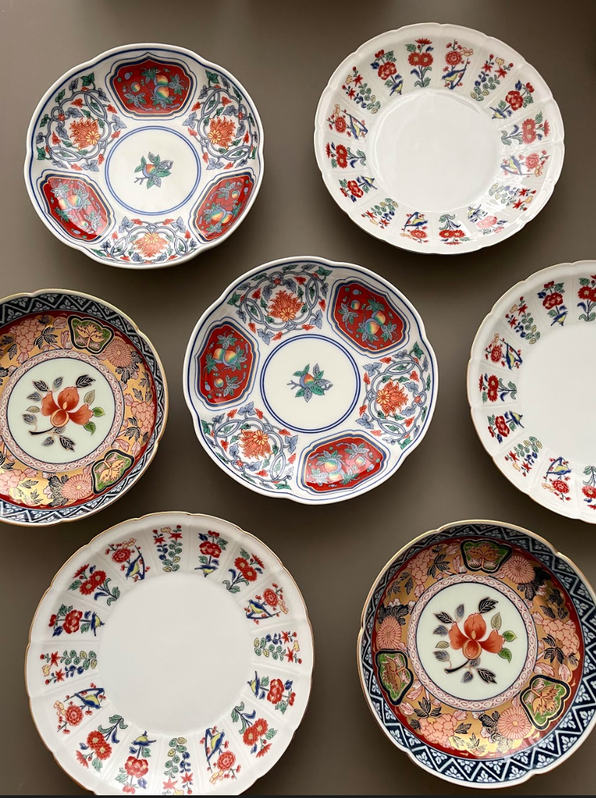 Flowers Patter Side Plate 絵草花文
