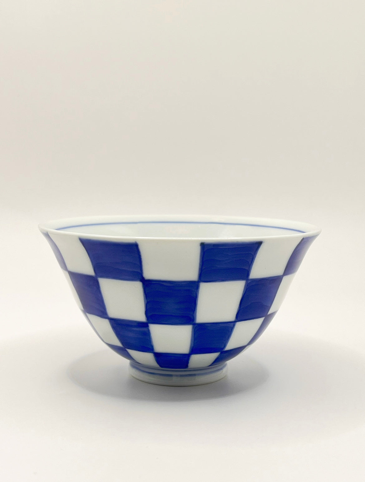 Blue and White Small Checkerboard Bowl