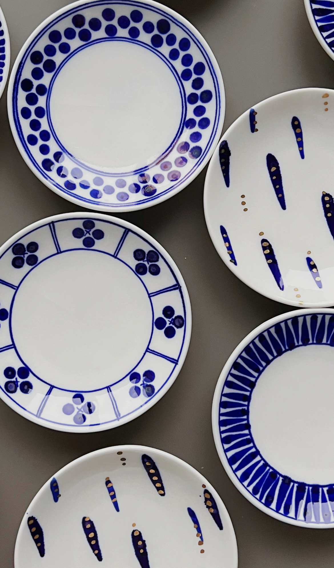 蓝群青 Blue Sauce Plates