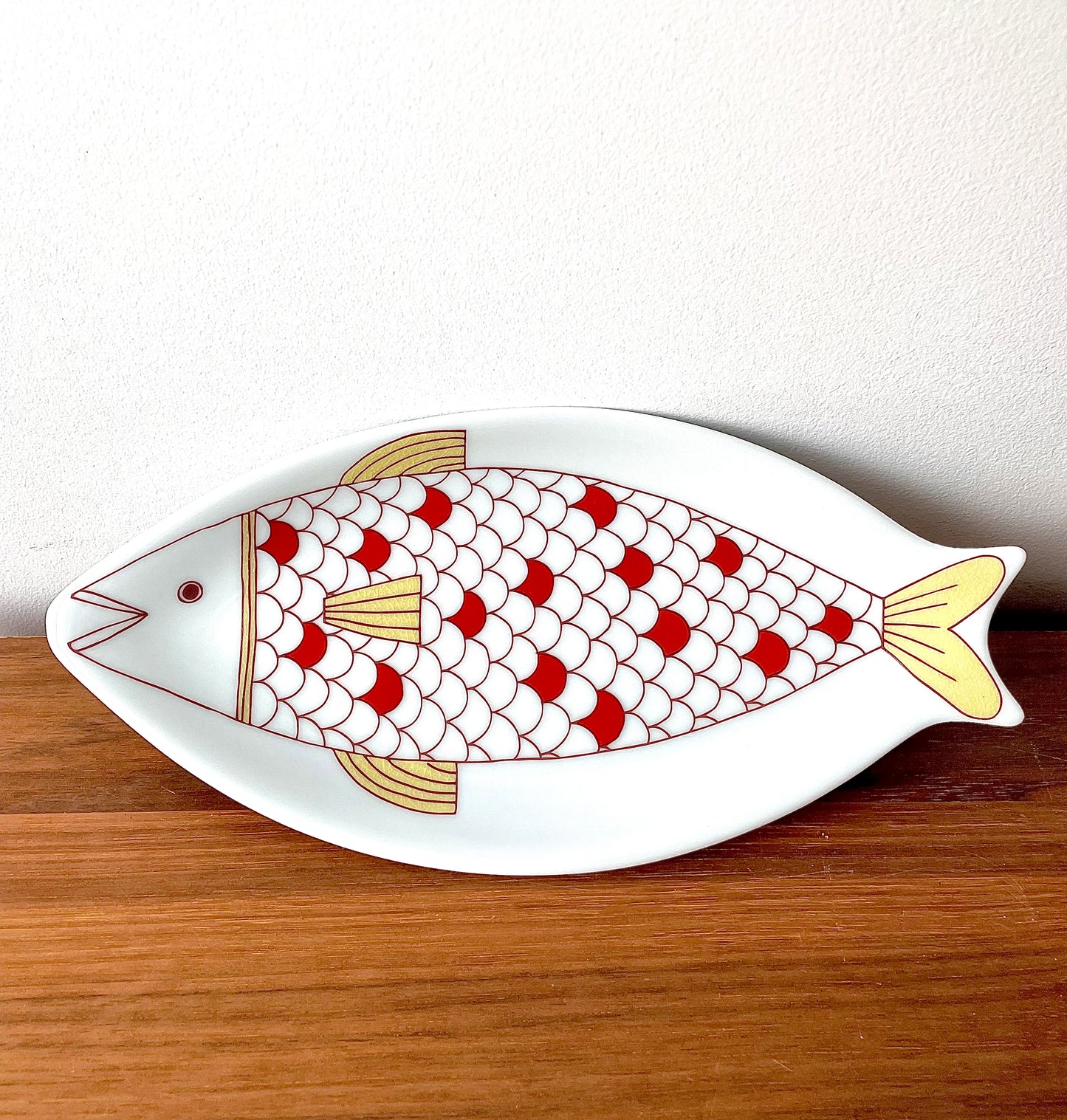 Fish style Large Plate - Harekutani