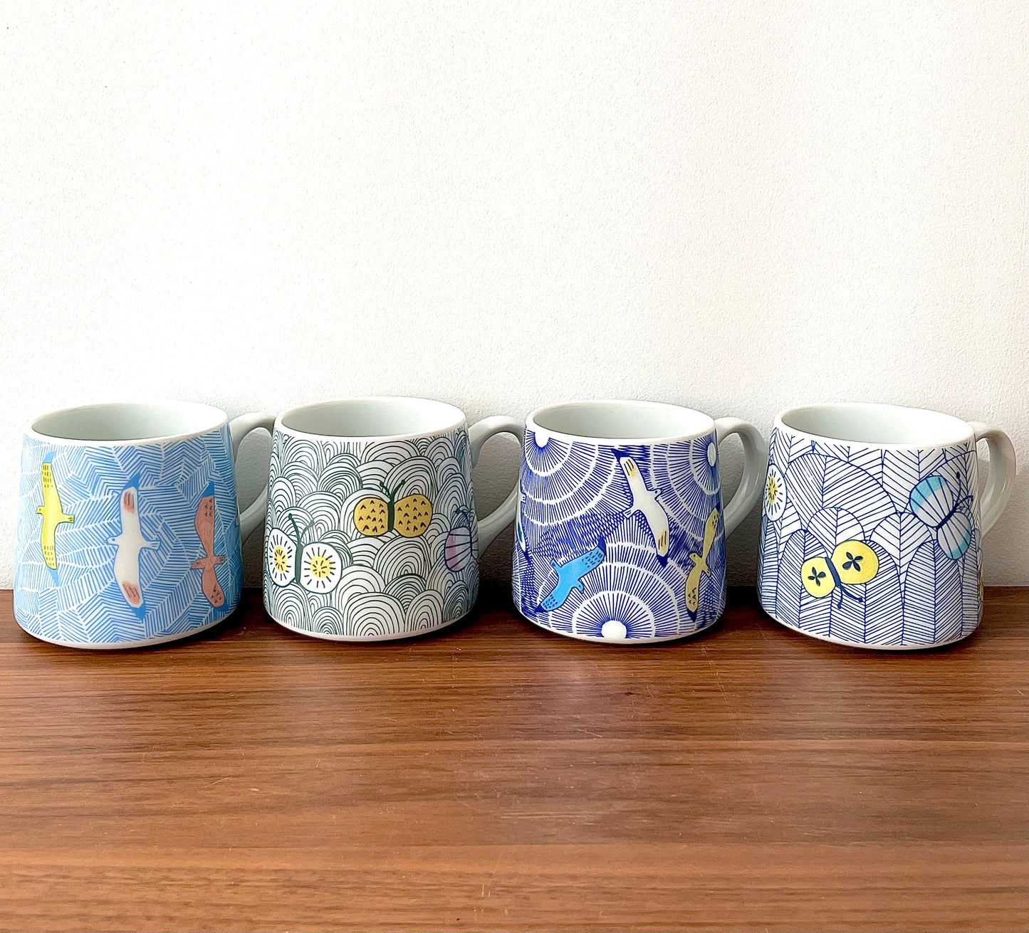 Butterfly Print Mug - Harekutani