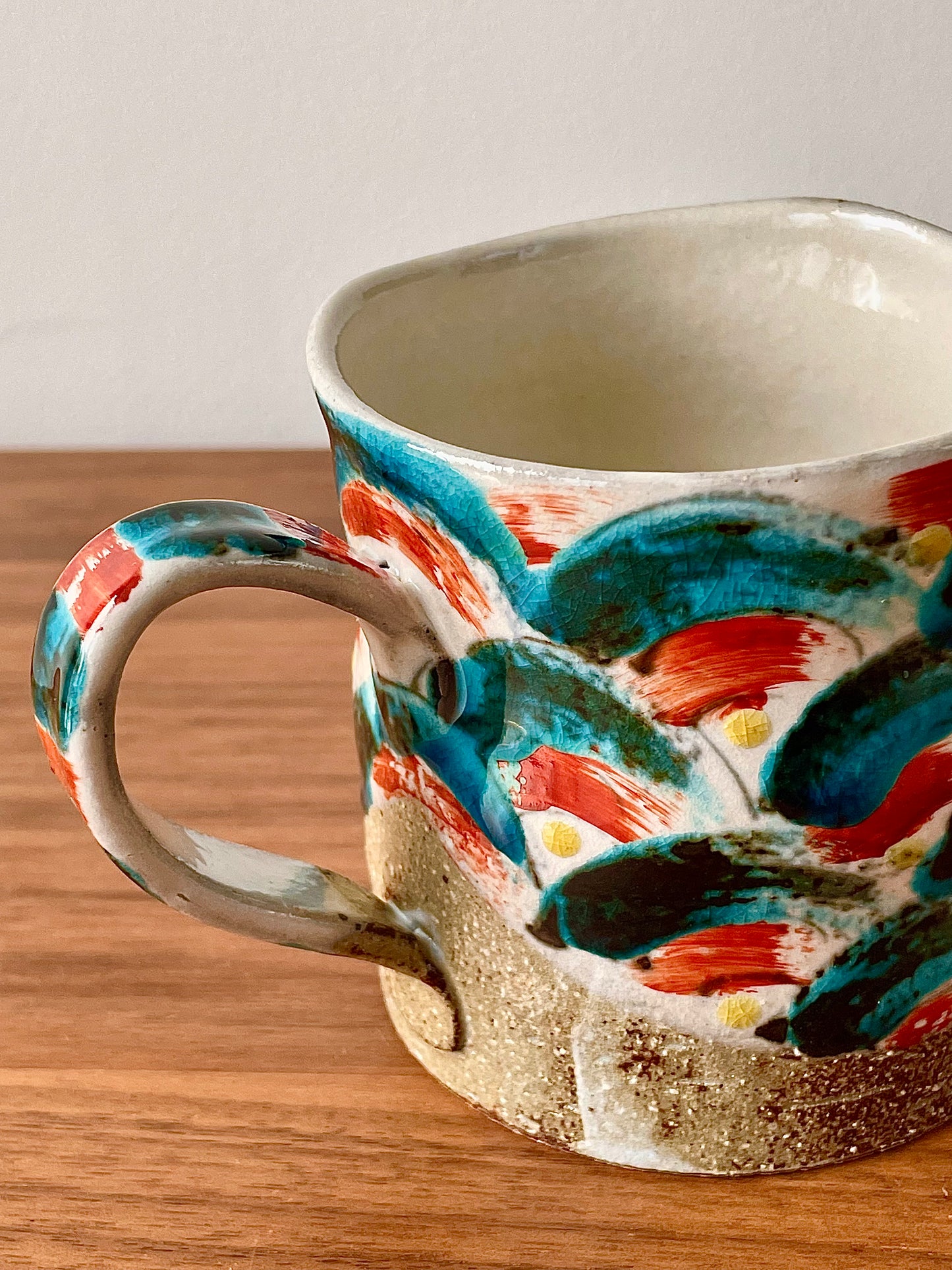 Mug - 虚空藏窑 古染海波紋