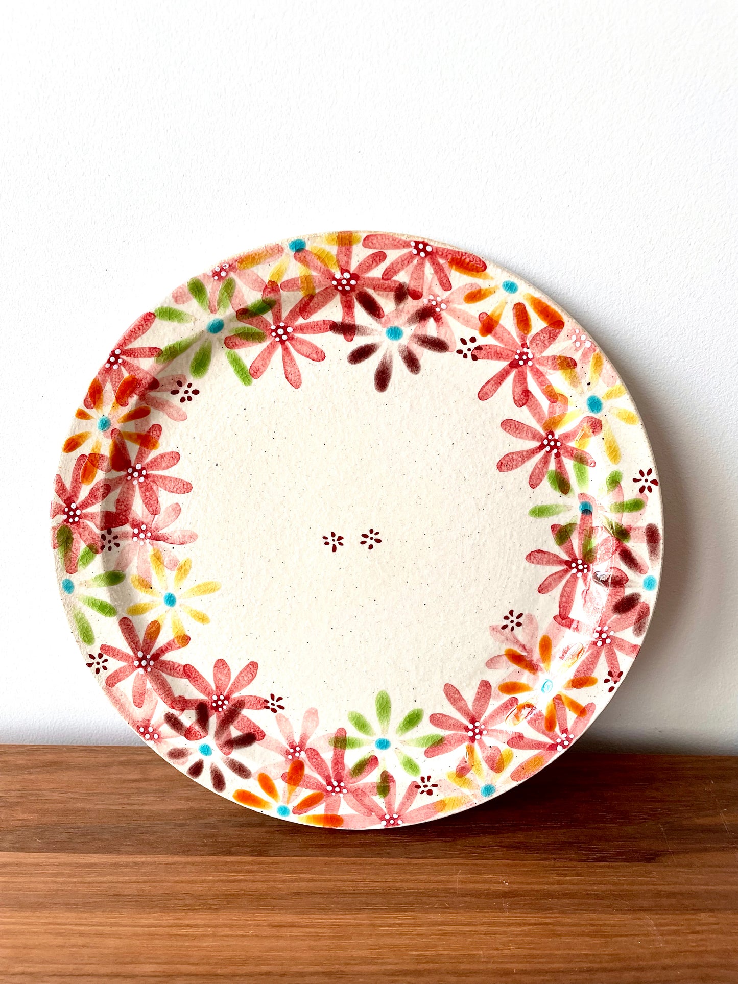 Flower Pattern Large Plate 虚空藏窑花の宴