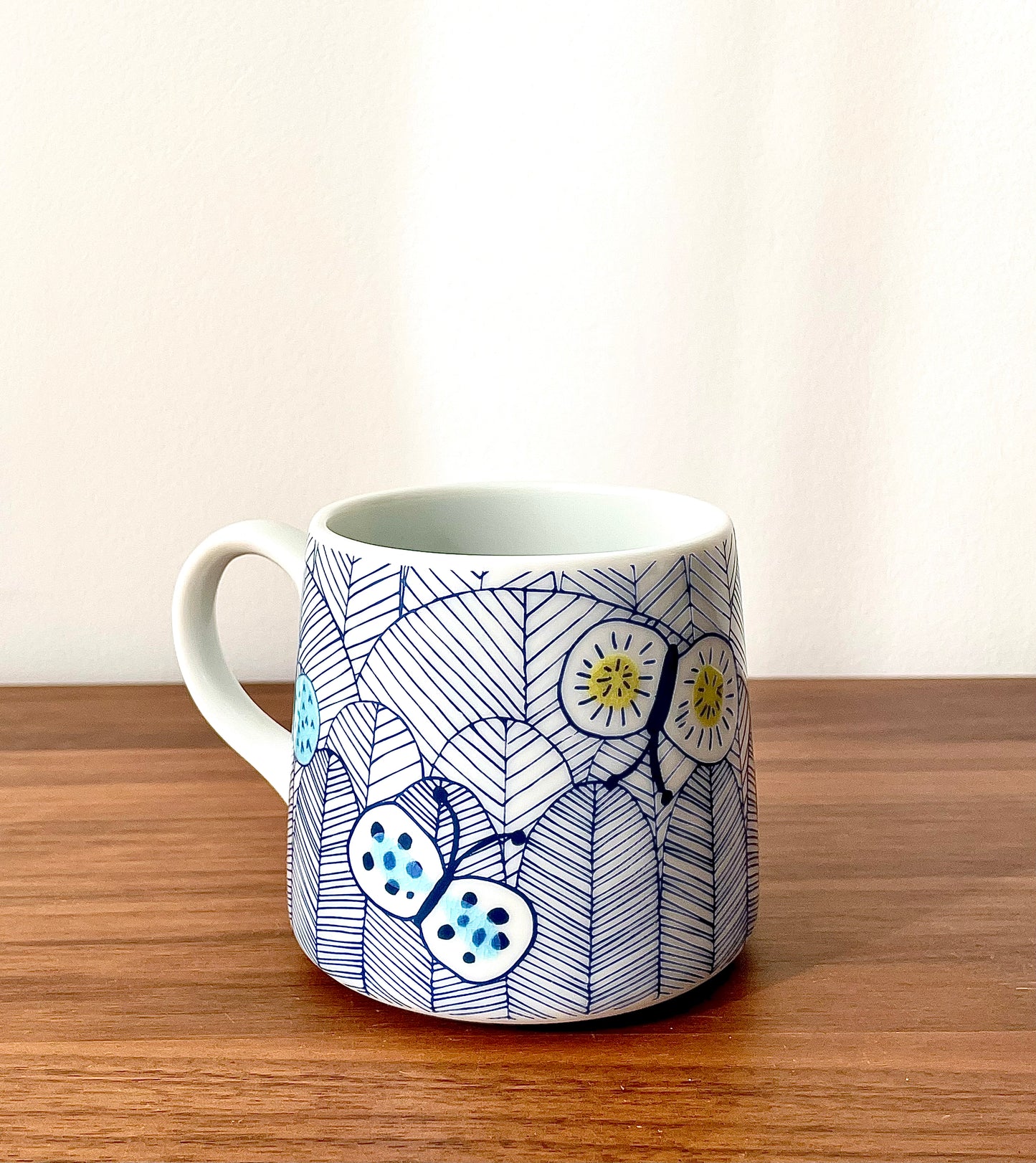 Butterfly Print Mug - Harekutani