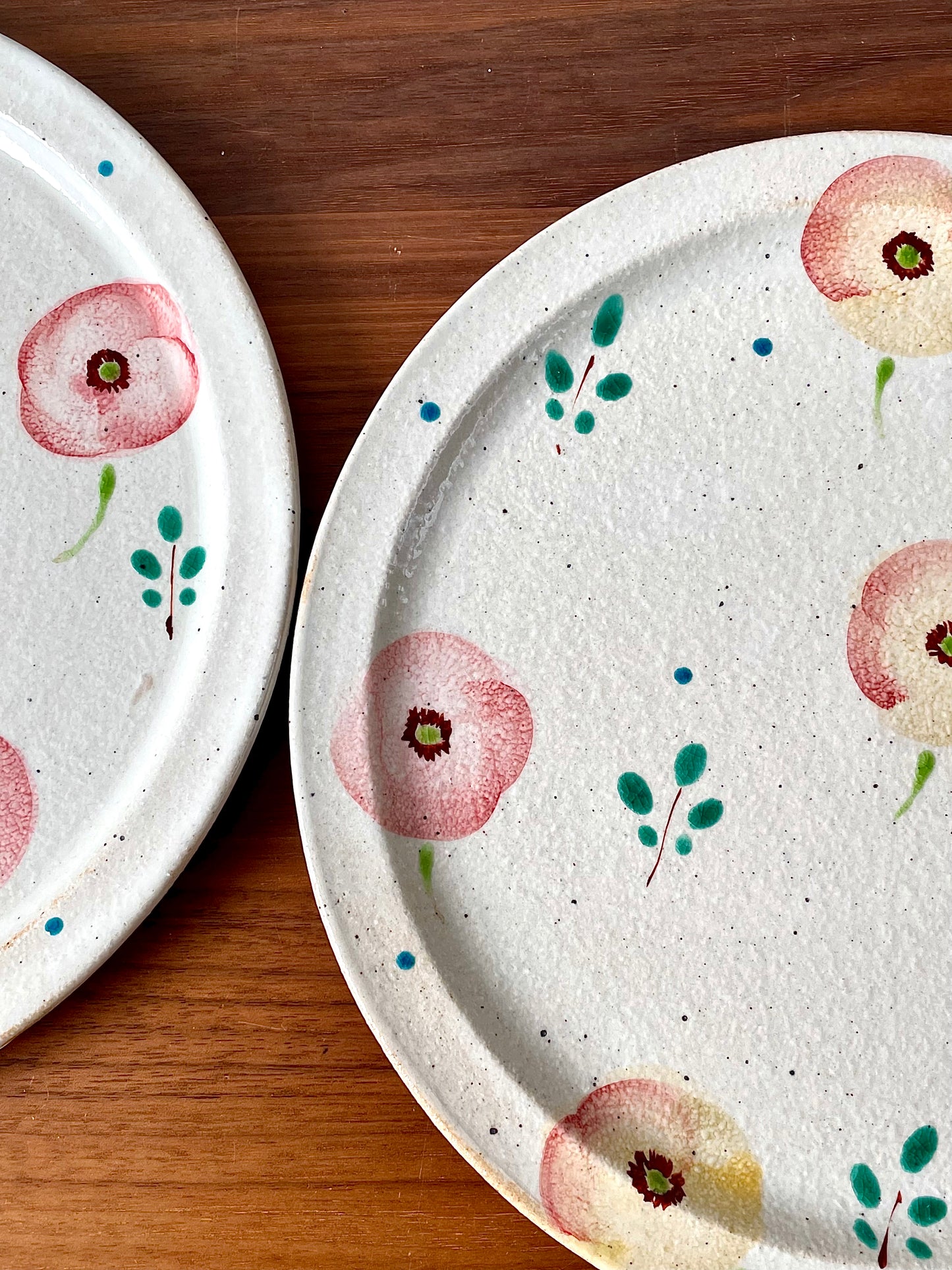 Poppy Flowers Plate