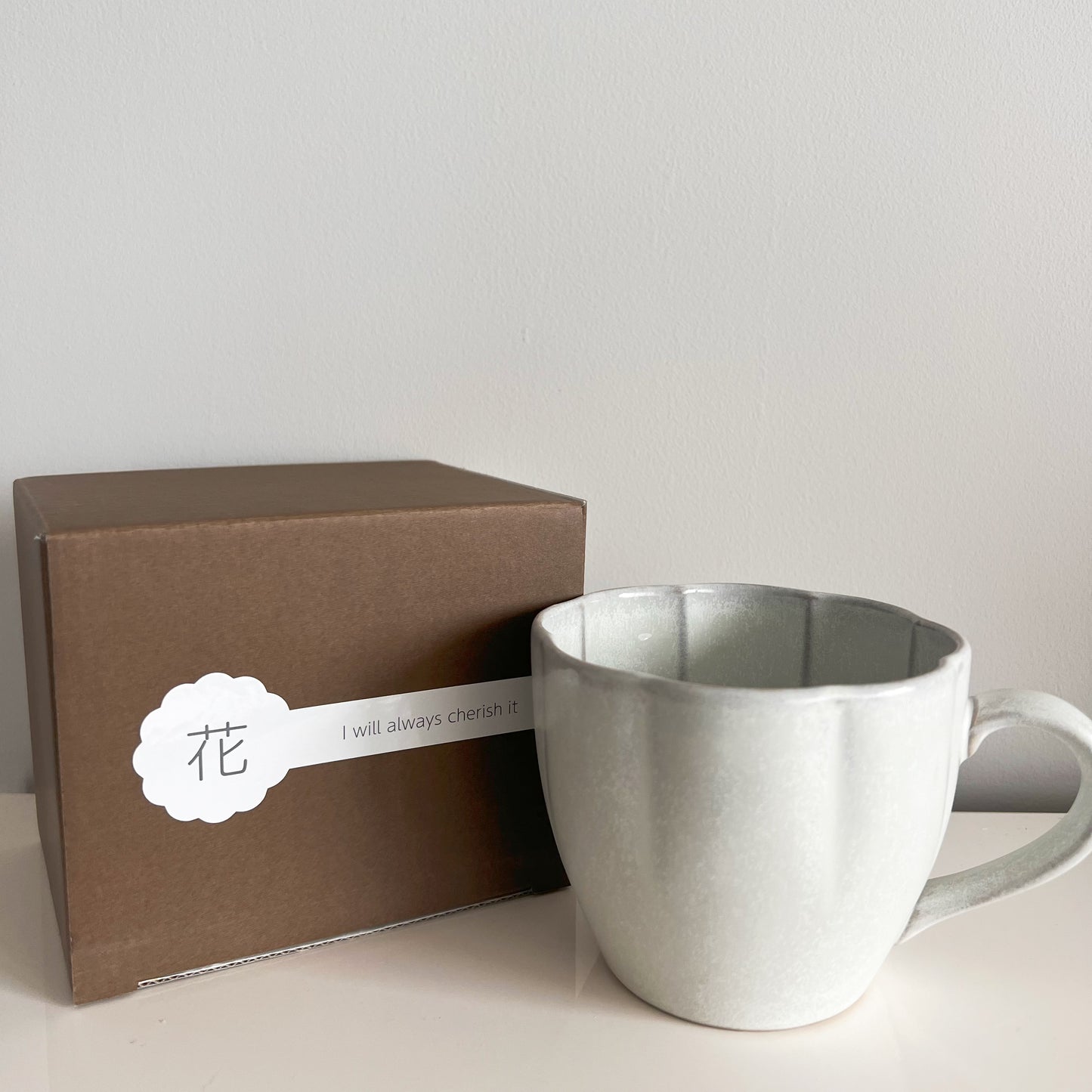 Ginkaku Flower-shaped Mug