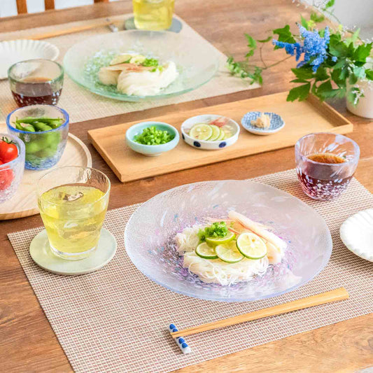 Toyo-sasaki Color Droplet Serving plate