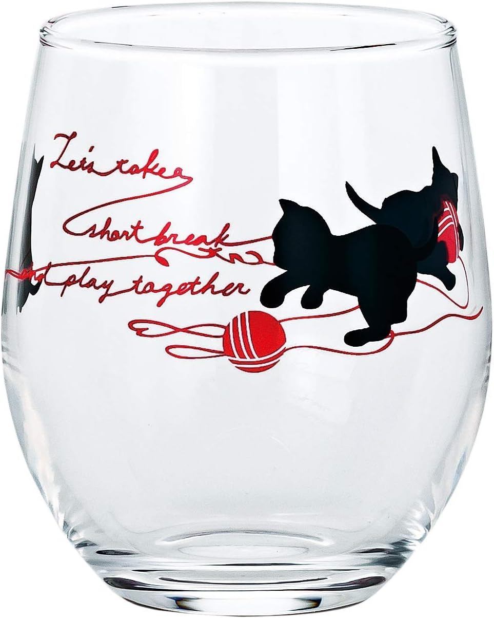 Toyo-sasaki Glass 私のねこ My Cat Water Glass and Tumbler