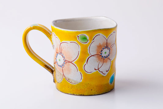 Zoho Gama Mug Buttercup Charm ｲｴﾛｰ花うらら