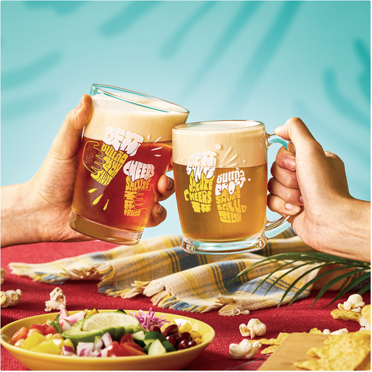 Toyo-sasaki Kanpai Beer Glass 475ml & Mug 360 ml