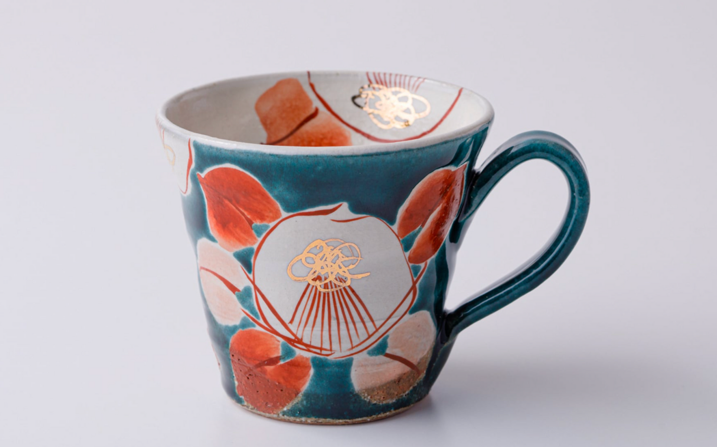 虚空藏窑 Mug 釉彩花