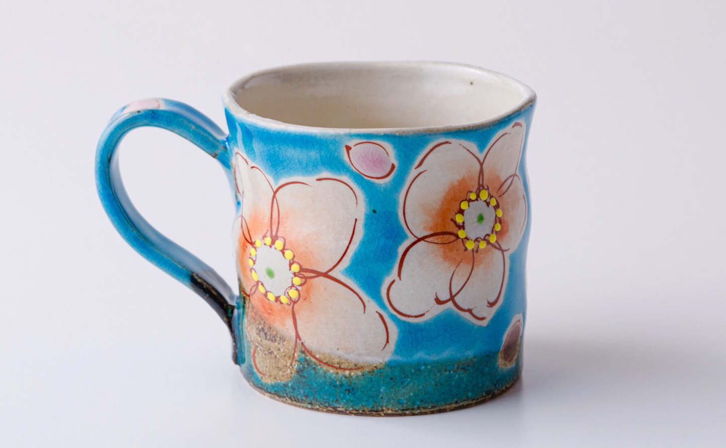虚空藏窑 Mug Flowers マグカップ トルコ花うらら