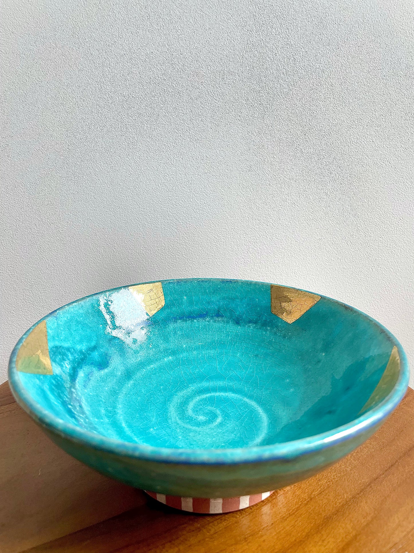 Zoho Gama Light Blue Bowlトルコ釉 フルーツ盛鉢