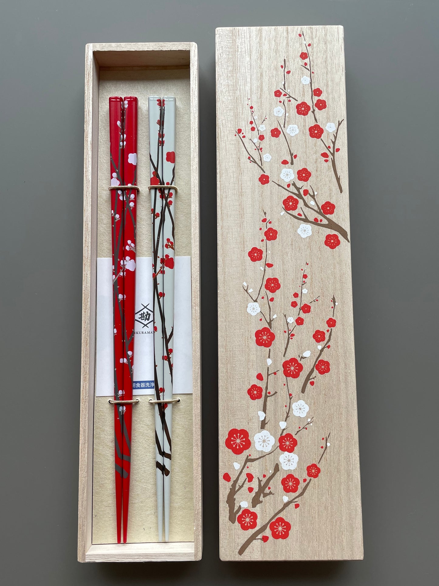 Flower Print Chopsticks Set
