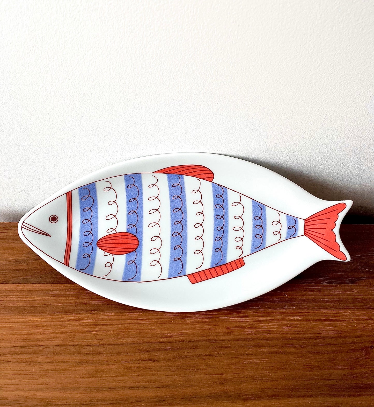 Fish style Large Plate - Harekutani