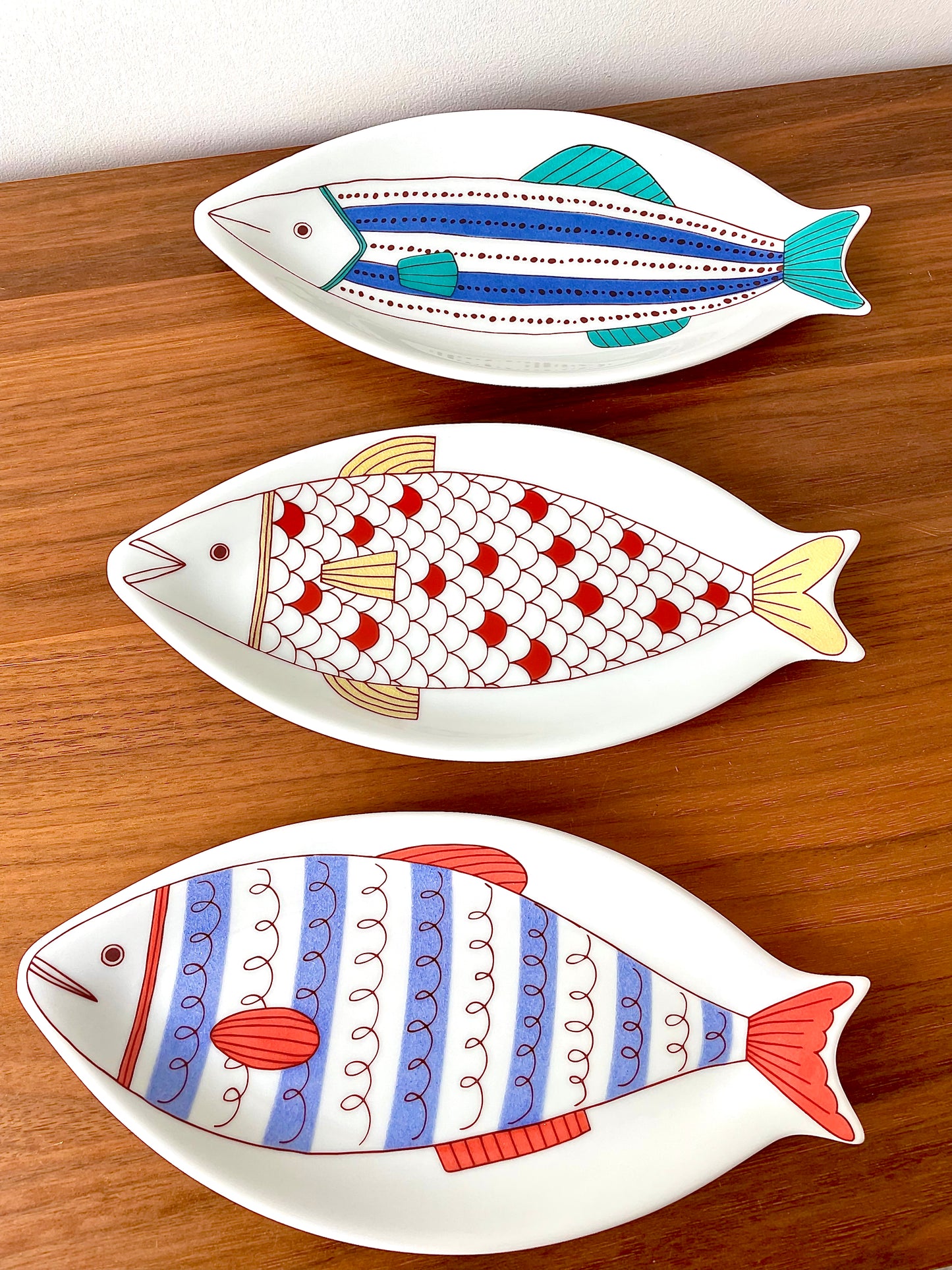 Fish style Large Plate - Harekutani