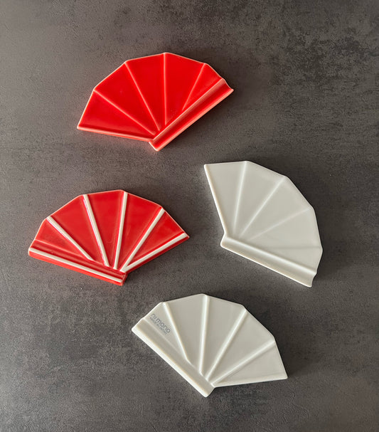 Japanese Fan-shaped side plates