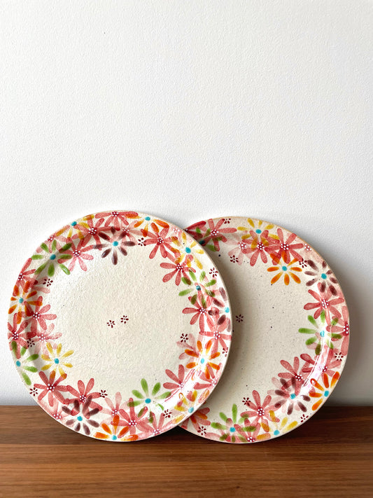 Flower Pattern Large Plate 虚空藏窑花の宴